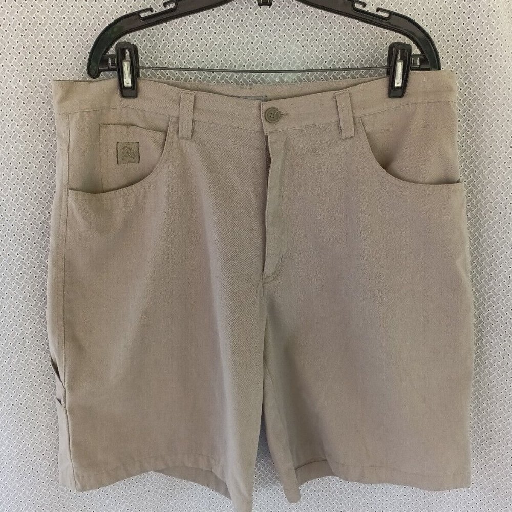 Claudio Nucci Mens Carpenter Shorts Size 38 Beige